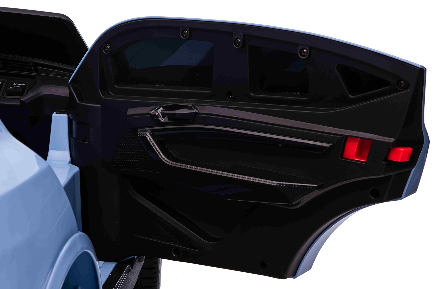 Porte ouvrante avec verrou de sécurité