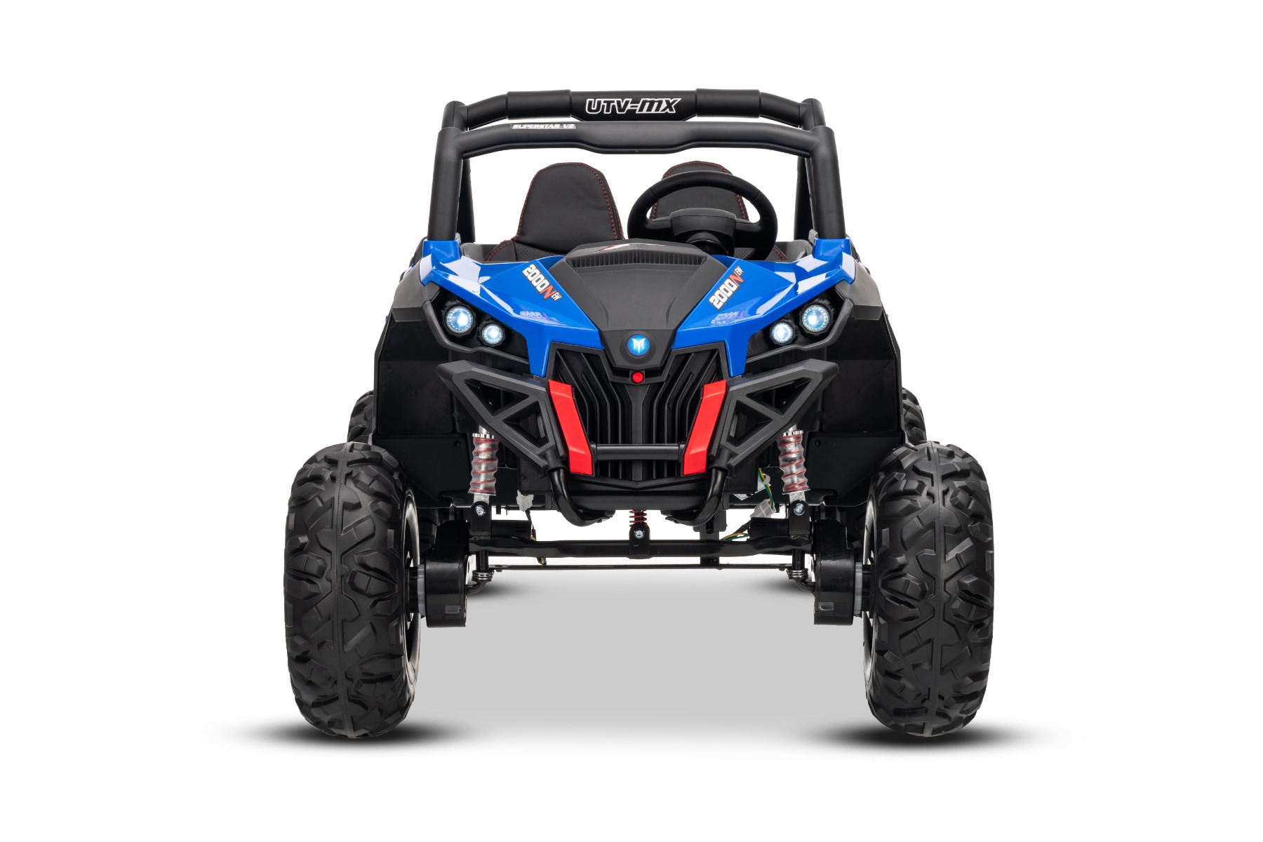 Feux LED avant avec suspension également à l’avant