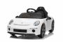 Voiture électrique RUF GT 12V, blanche, portes ouvrantes, télécommande 2,4 GHz, phares LED avant et arrière, entrée USB/Aux, batterie lithium, 2 moteurs de 35W, licence ORIGINALE