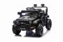 Voiture électrique pour enfants OFFROAD NEW avec traction arrière, noir, batterie lithium, châssis haut, siège large, suspension arrière, télécommande 2,4 GHz,  lumières LED