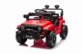 Voiture électrique pour enfants OFFROAD NEW avec traction arrière, rouge, batterie lithium, châssis haut, siège large, suspension arrière, télécommande 2,4 GHz,lumières LED