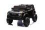 Elektrische kinderauto Toyota Landcruiser 12V, zwart, brede enkele stoel, 2,4 GHz afstandsbediening, USB / AUX-ingang, Bluetooth, vering, lithiumbatterij, LED-verlichting, 2 x 25W motor, ORIGINELE licentie