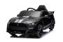 Ford Shelby Mustang GT 500 Cobra Elektrische kinderauto, zwart, 2,4 GHz afstandsbediening, USB-ingang, LED-verlichting, 2 x 30W motor, ORIGINELE licentie
