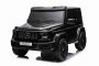 Voiture électrique pour enfants Mercedes-Benz G63 AMG 4x4² Biplace 12V, noir, Lecteur MP3 avec entrée USB/AUX, Conduite 4x4, Batterie 12V14Ah, Roues EVA avec suspension, Sièges en similicuir, Télécommande, Licence