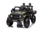 Elektrische kinderauto TOYOTA FJ CRUISER met achterwielaandrijving, Groente, 12V accu, Hoog chassis, Brede zit, Achterasvering, LED-verlichting, 2,4 GHz afstandsbediening, MP3-speler met USB/AUX-ingang, Licentie