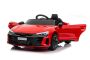 Voiture électrique pour enfants Audi RS E-tron GT 12V, rouge, siège simple large, télécommande 2,4 GHz, entrée USB / AUX, Bluetooth, suspension, batterie lithium, feux LED, 2 moteurs de 25W, licence ORIGINALE