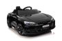 Voiture électrique pour enfants Audi RS E-tron GT 12V, noir, siège simple large, télécommande 2,4 GHz, entrée USB / AUX, Bluetooth, suspension, batterie lithium, feux LED, 2 moteurs de 25W, licence ORIGINALE