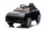 Voiture électrique pour enfants Porsche Cayenne 12V avec traction arrière – Licence officielle (siège unique), noir, batterie lithium, siège large, essieux suspendus, télécommande 2,4 GHz, lecteur MP3 avec entrée USB/AUX, feux LED