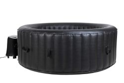 BeneoSpa NOUVEAU spa à bulles gonflable portable pour 6 personnes, bain à remous, noir