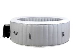 BeneoSpa NEUF Portable Gonflable Bubble Spa, Bain à Remous, Gris