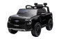 Voiture électrique FORD Ranger 12V, noir, Siège en cuir, Télécommande 2,4 GHz, Entrée Bluetooth / USB, Suspension, Batterie 12V, Roues en plastique, Moteurs 2 X 30W, Licence ORIGINALE