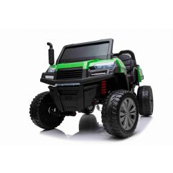 Voiture électrique agricole RIDER 4X4 avec traction intégrale, batterie 2x12V, roues EVA, essieux suspendus, télécommande 2,4 GHz, biplace, lecteur MP3 avec entrée USB / SD, Bluetooth