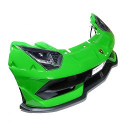 Pare-chocs avant avec phares inclus - Lamborghini Aventador Biplace peinte en Vert