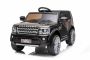 Voiture électrique Land Rover Discovery, noire, sous licence d'origine, alimentée par batterie, lumières LED, portes et capot qui s'ouvrent, moteur 2 x 35 W, batterie 12 V, télécommande 2,4 Ghz, suspension, démarrage en douceur, USB / A