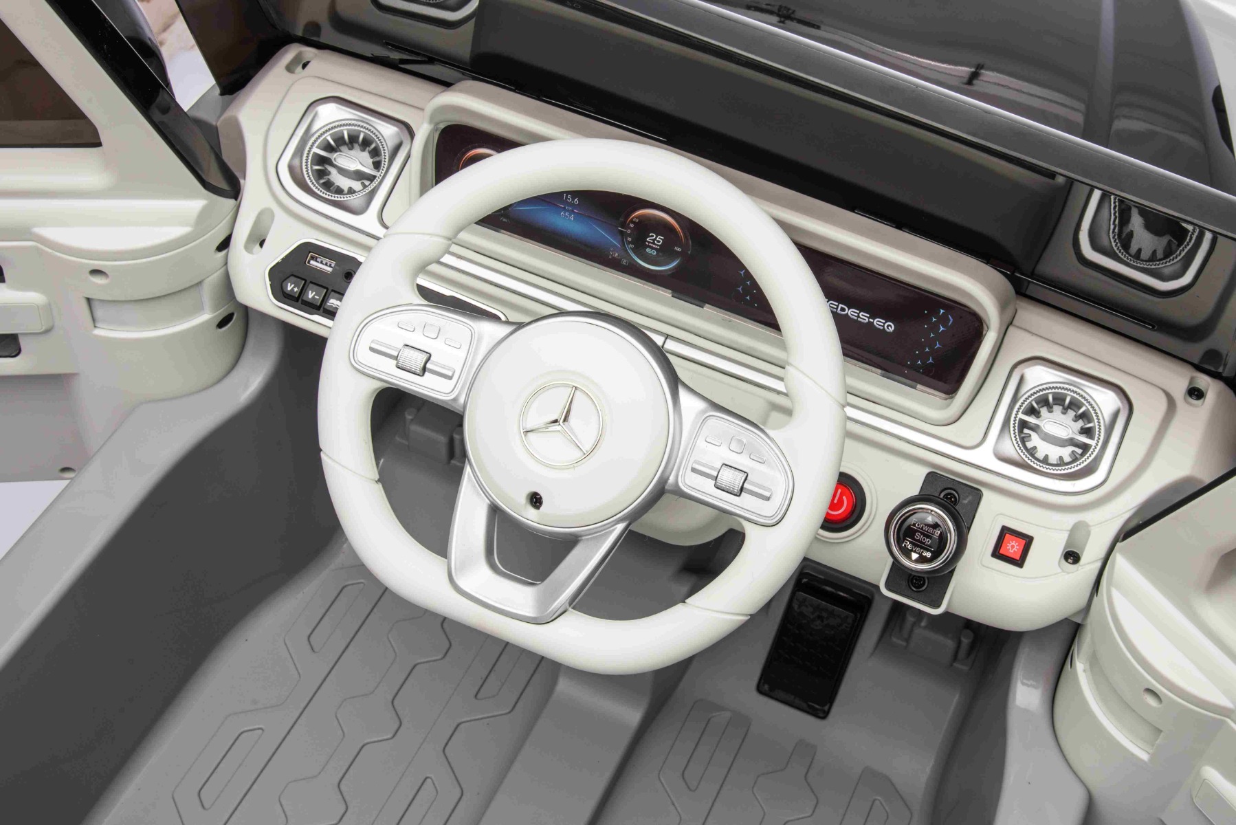 Volant multifonction, levier de direction