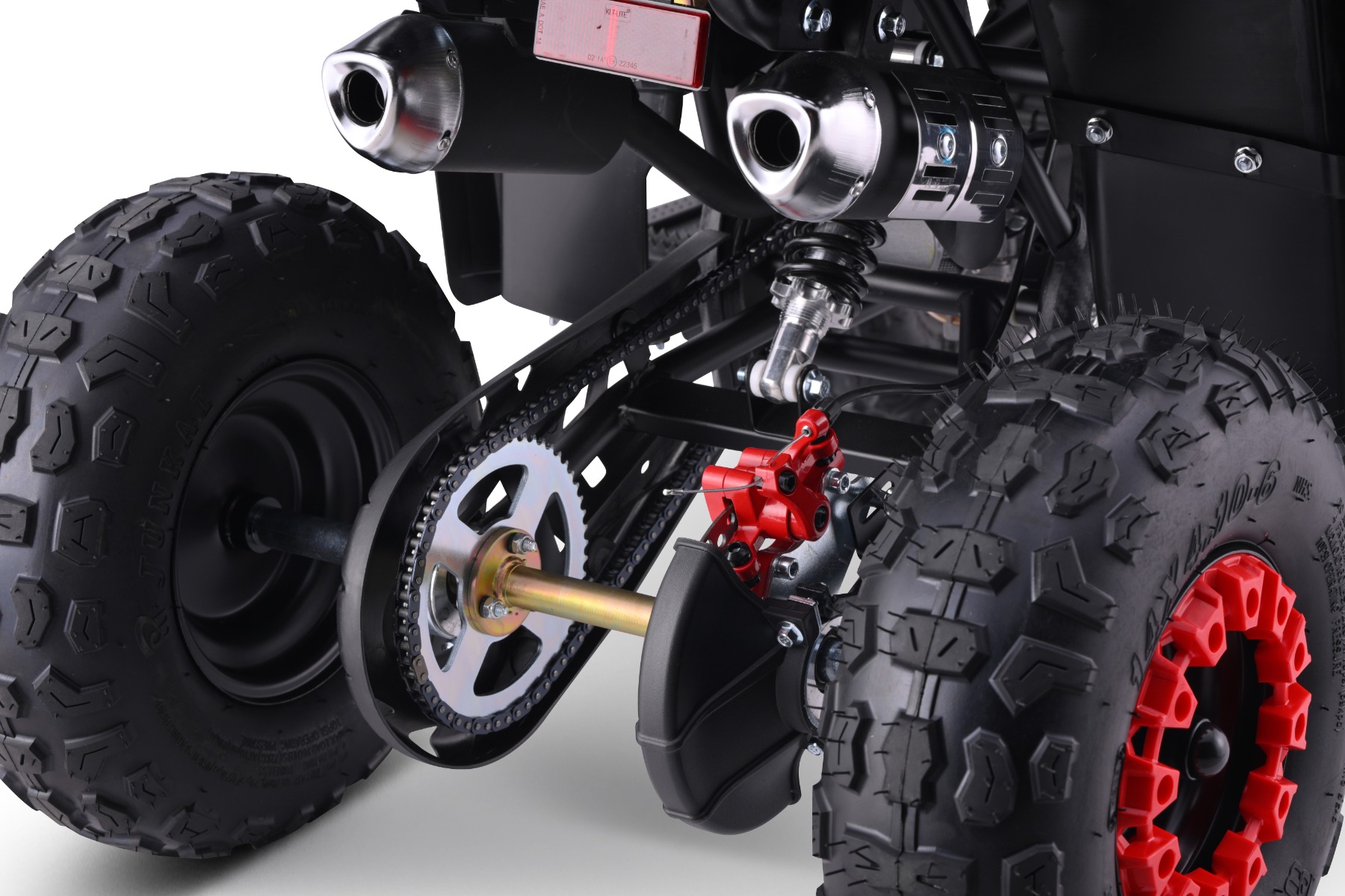 Double échappement sport avec protections