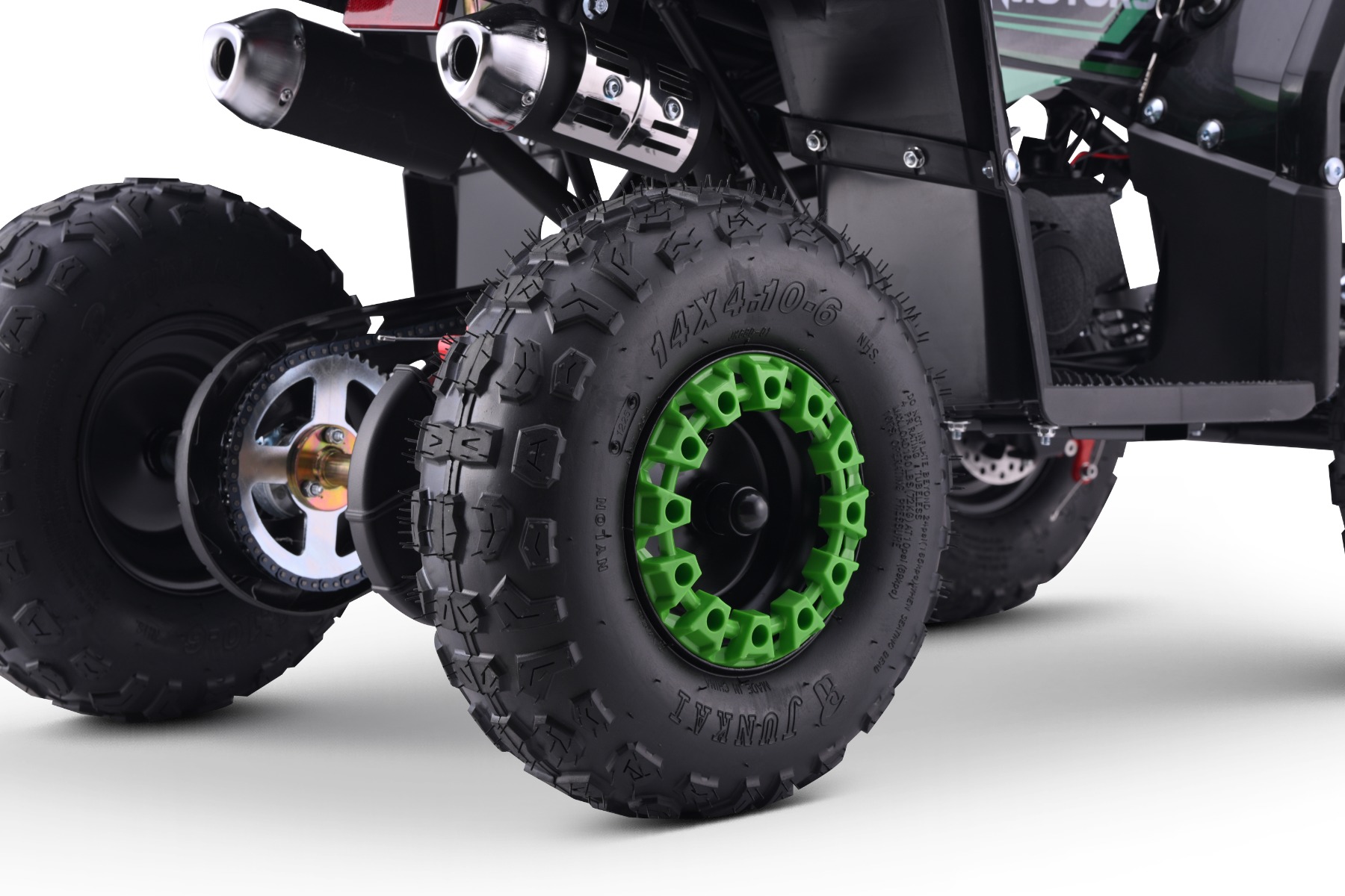 Double échappement sport avec protections