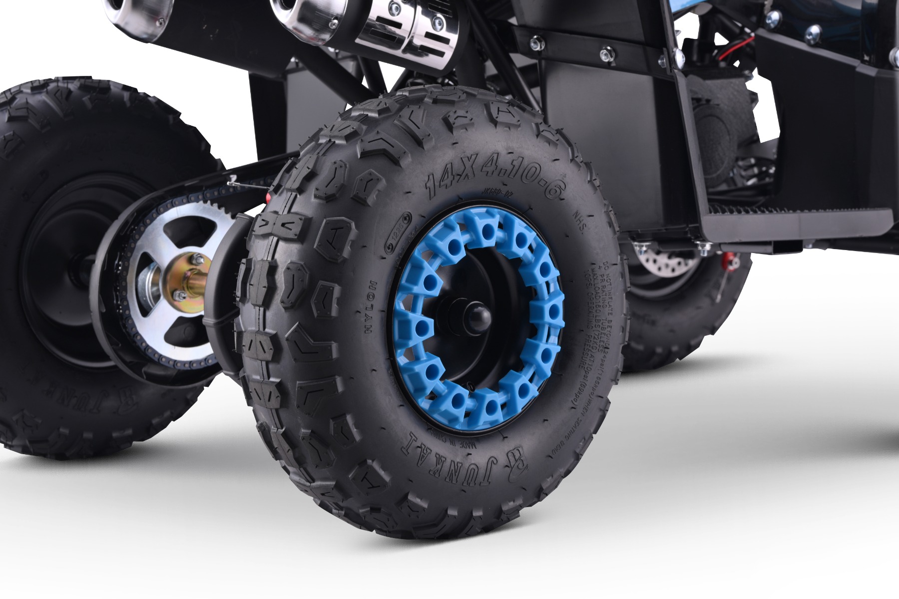 Double échappement sport avec protections