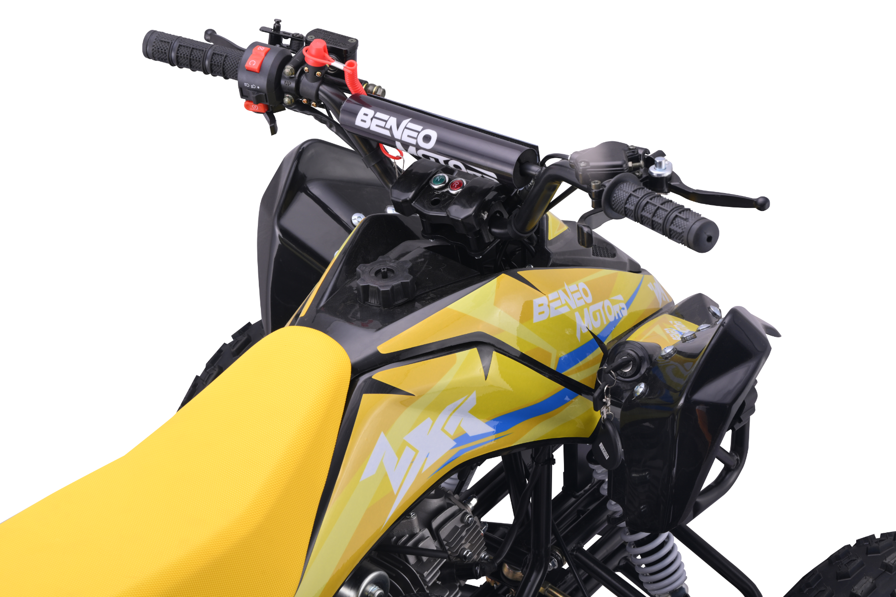 Interrupteur d'arrêt d'urgence, limiteur de vitesse