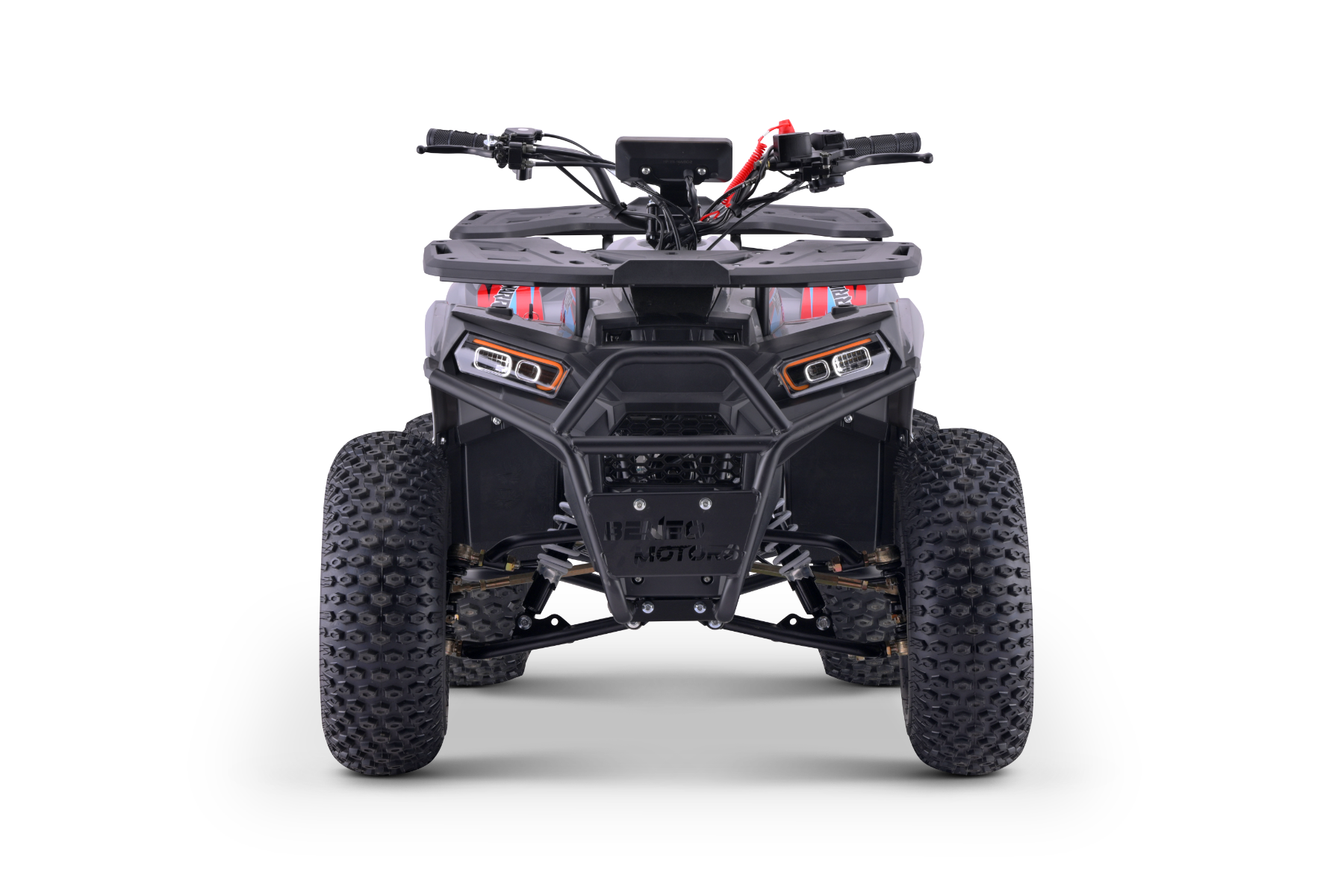 Feux LED, porte-bagages métalliques avant et arrière