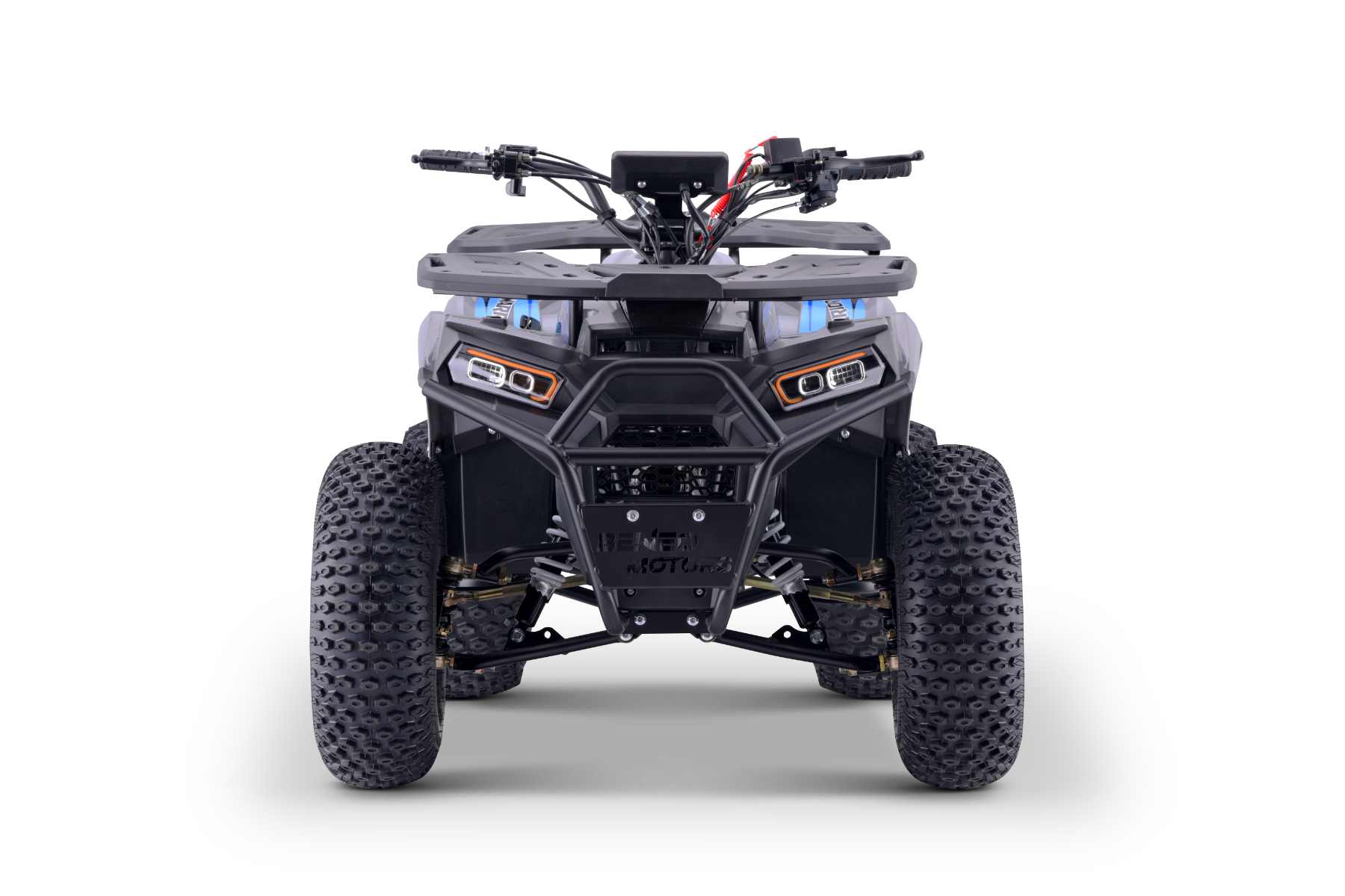 Feux LED, porte-bagages métalliques avant et arrière